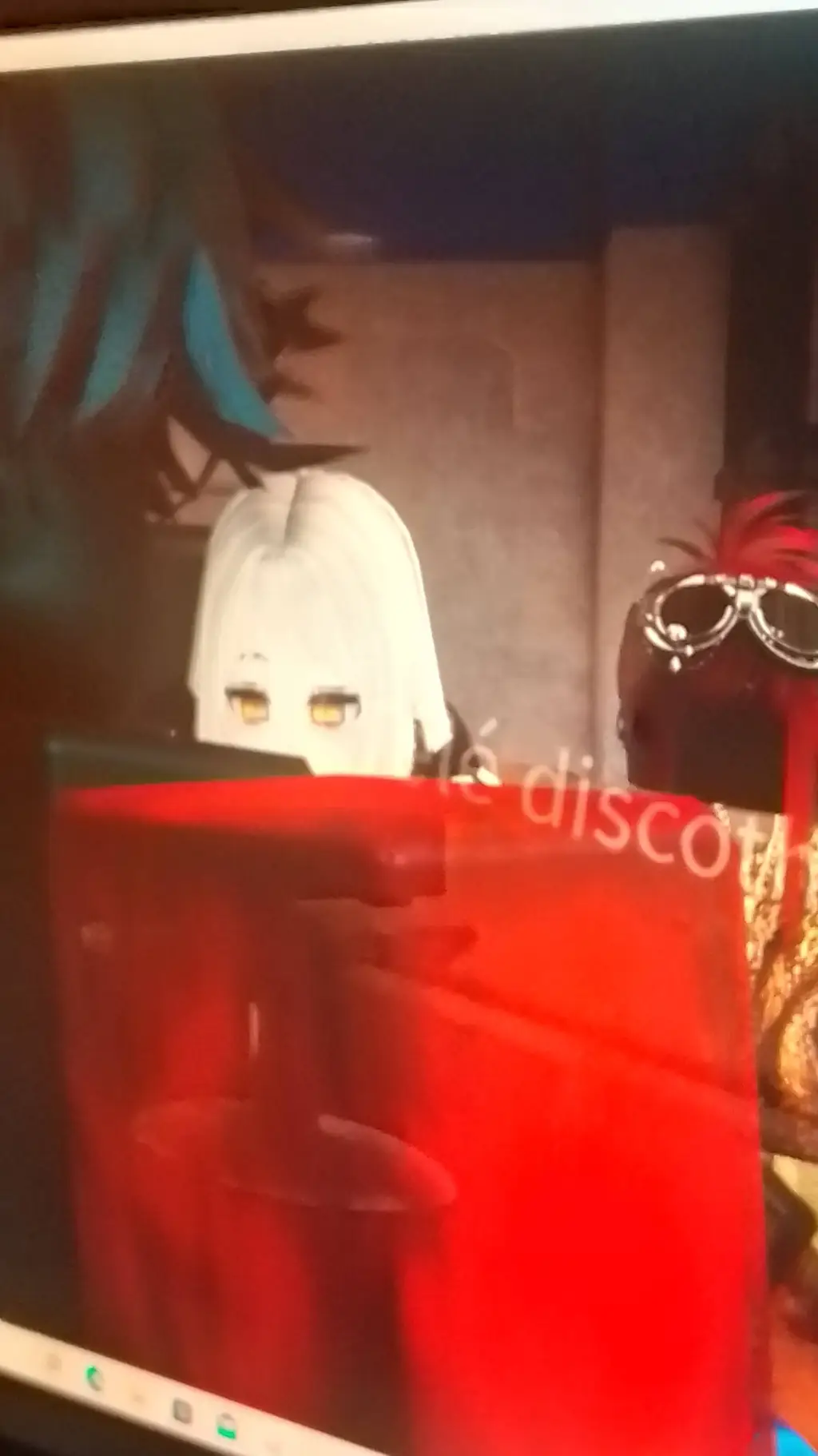 ai character: yanderes react background