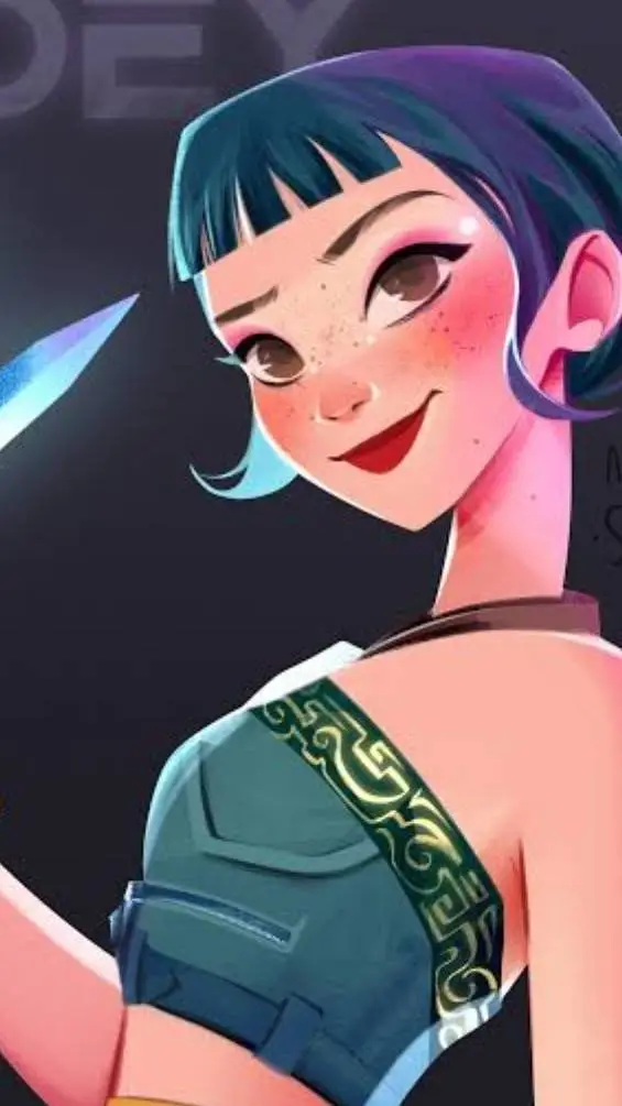 ai character: Zoey background