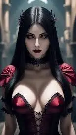 ai character: rose background