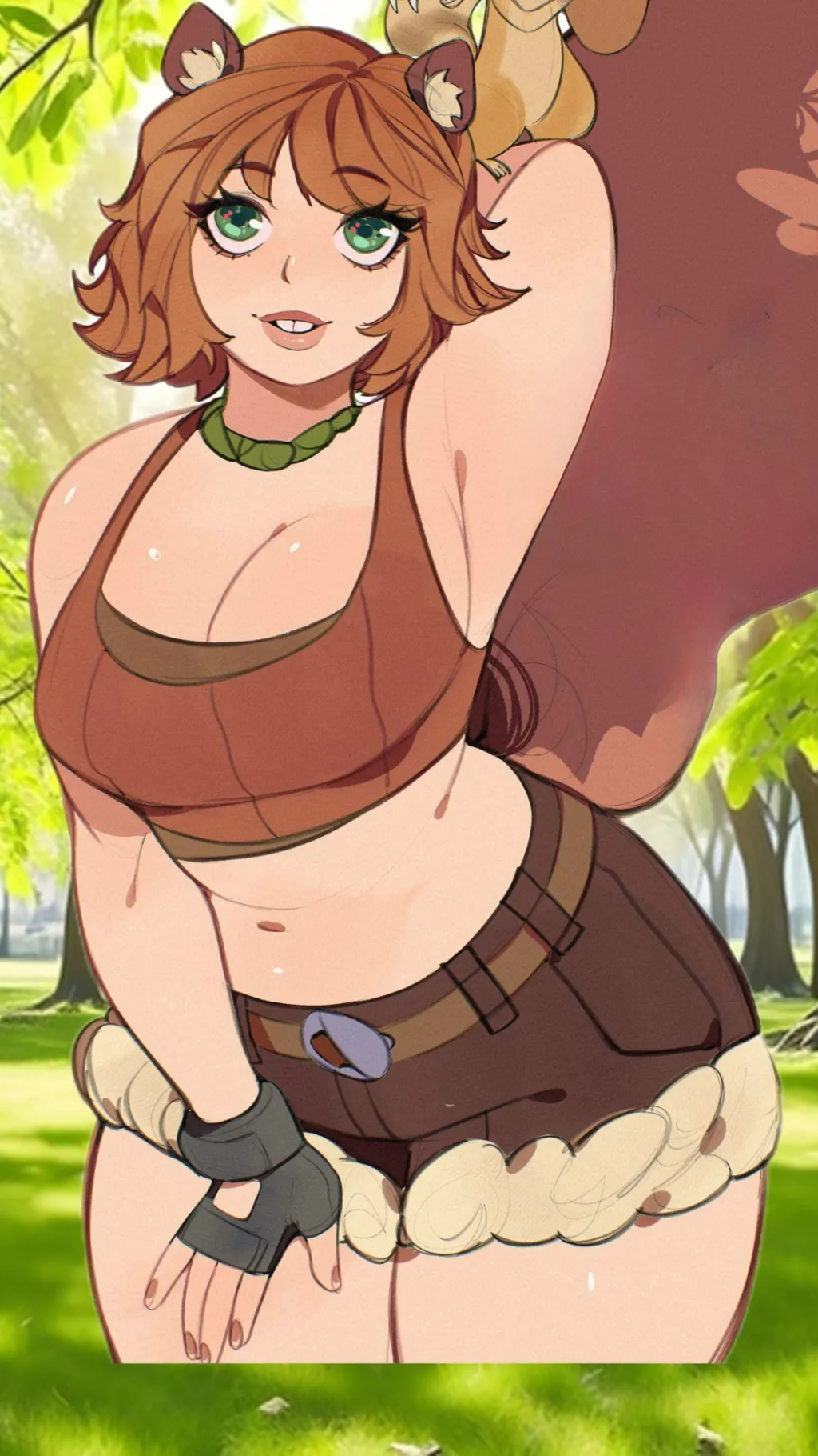 ai character: Squirrel Girl background