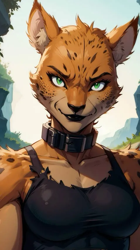 ai character: Cheetah  background
