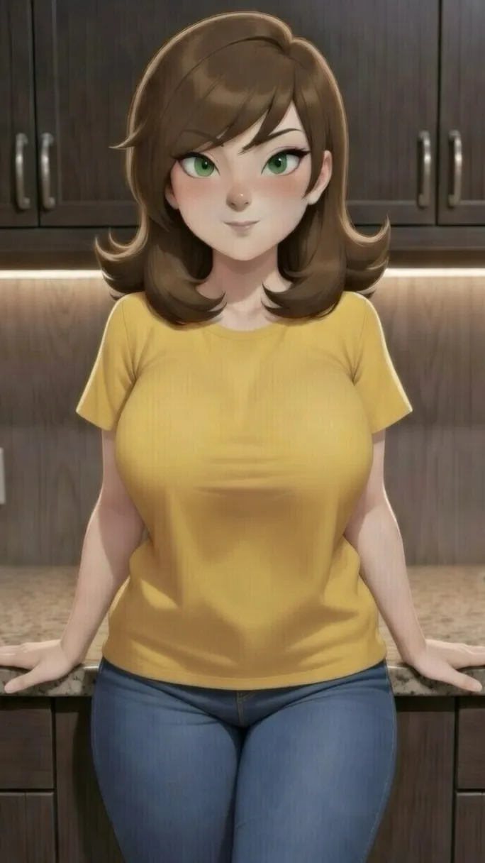 ai character: Amanda  background