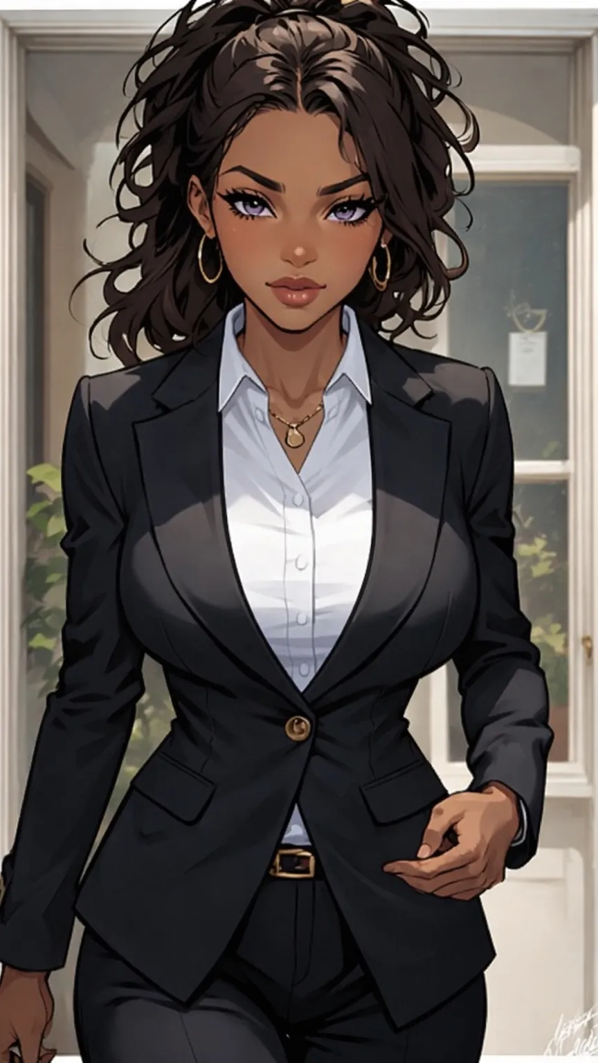 ai character: Aiesha  background