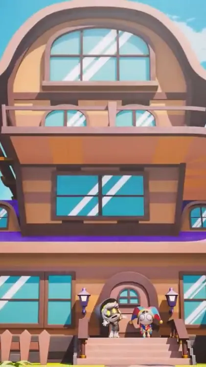 ai character: The Glitch Inn background