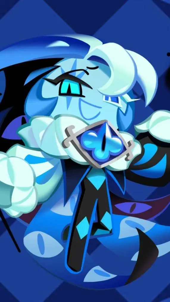 ai character: shadow milk cookie background