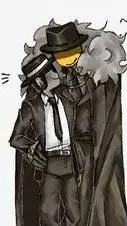 ai character: Double Fedora..sus background