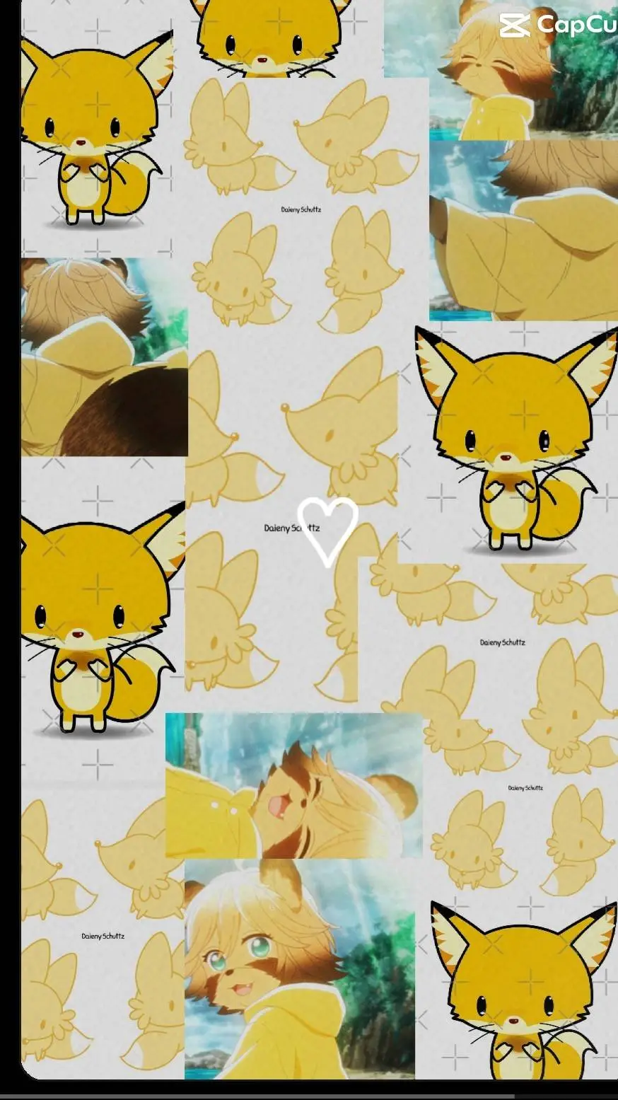 ai character: Foxy background