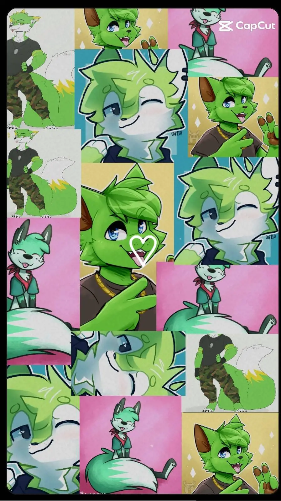 ai character: Cute background