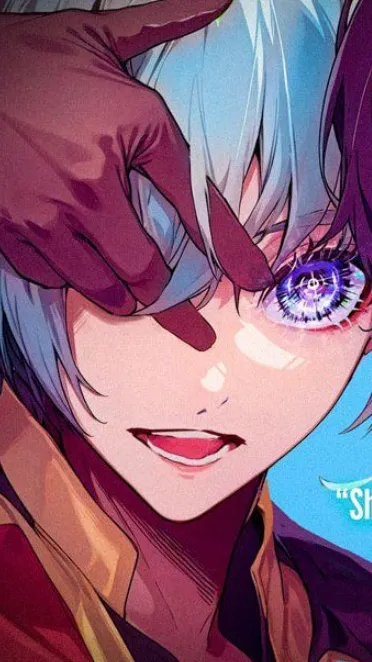 ai character: Hiori yo Halloween background