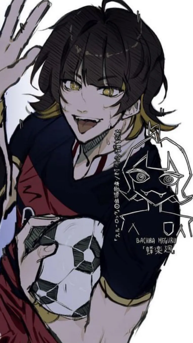 ai character: Bachira Halloween background
