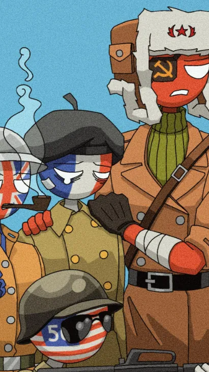 ai character: WW2 countryhumans background