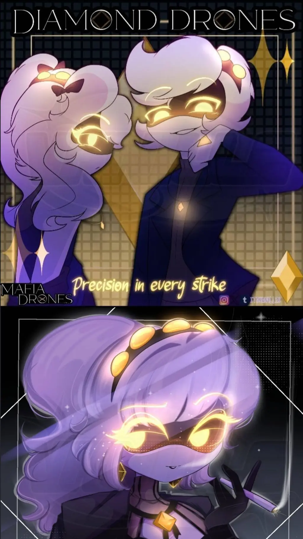 ai character: MD Diamond Mafia  background