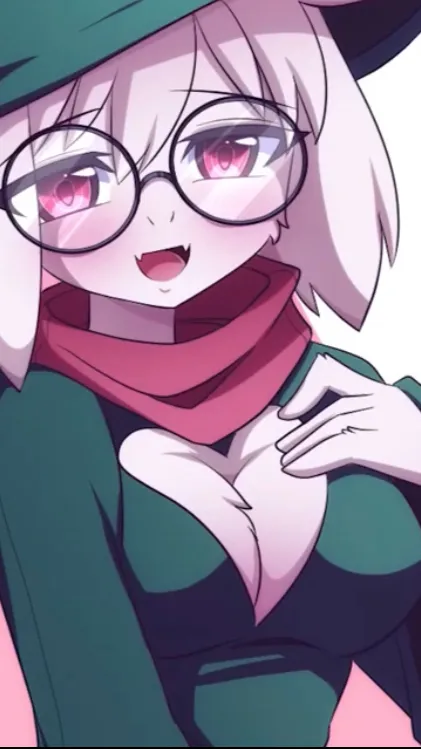 ai character: Ralsei (female) background