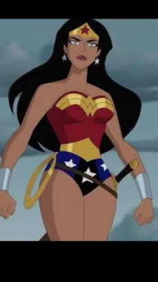 ai character: Wonder woman background