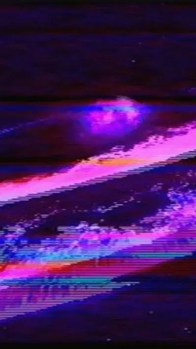 ai character: glitch blade(glip) background