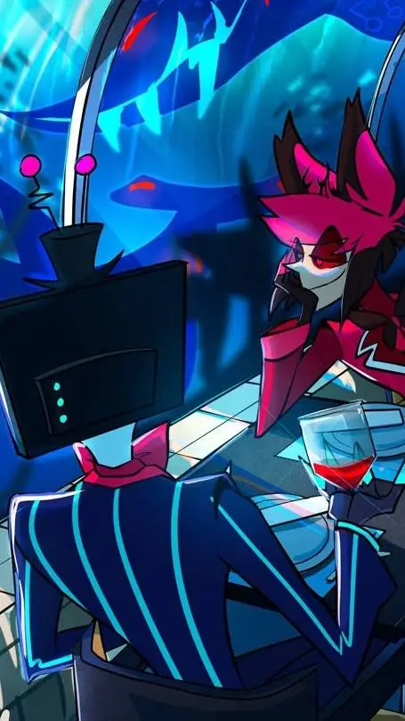 ai character: Staticradio background