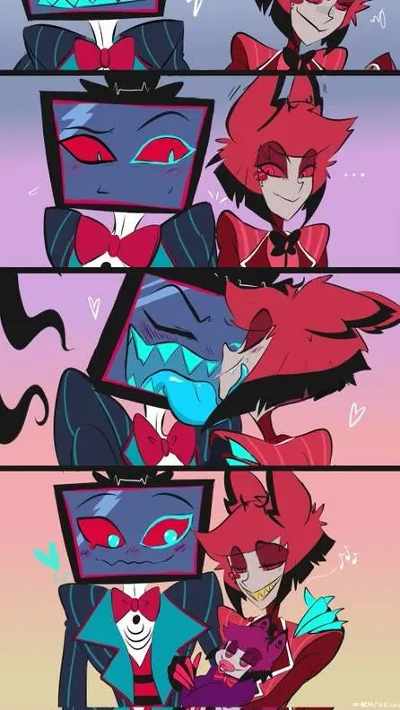 ai character: 💝Radiostatic baby💝 background