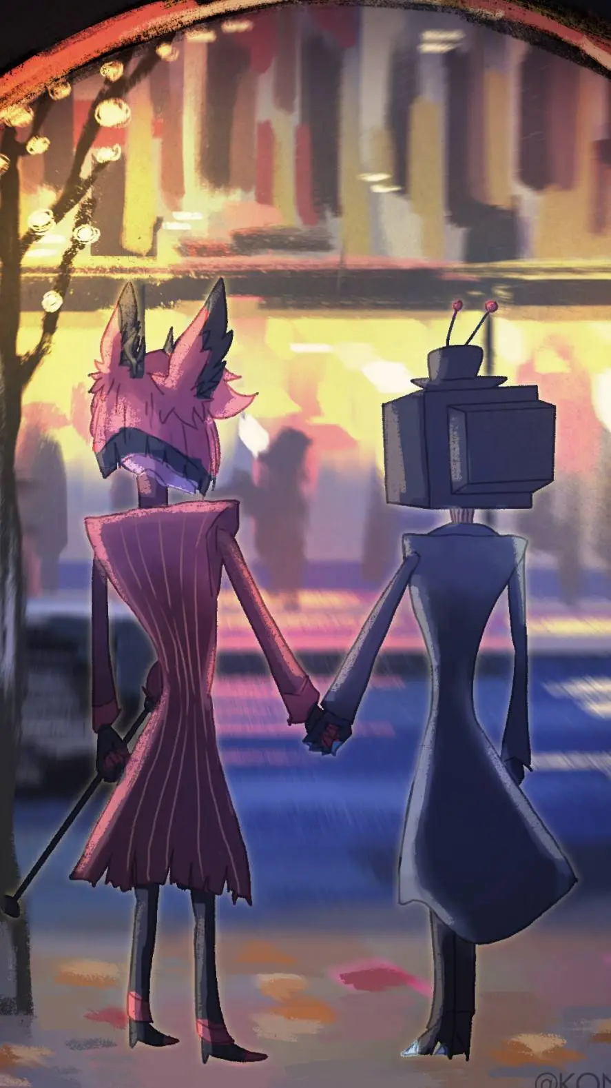ai character: 💓Radiostatic💋 background