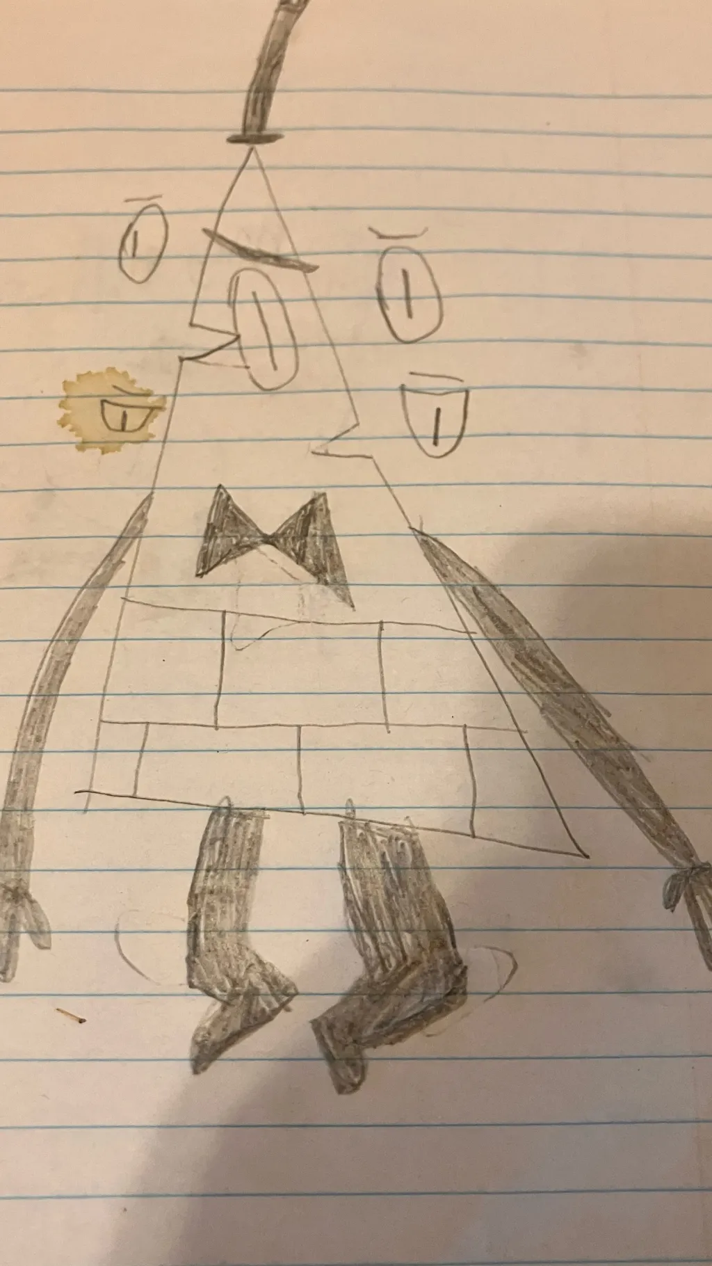 ai character: Bill cipher background