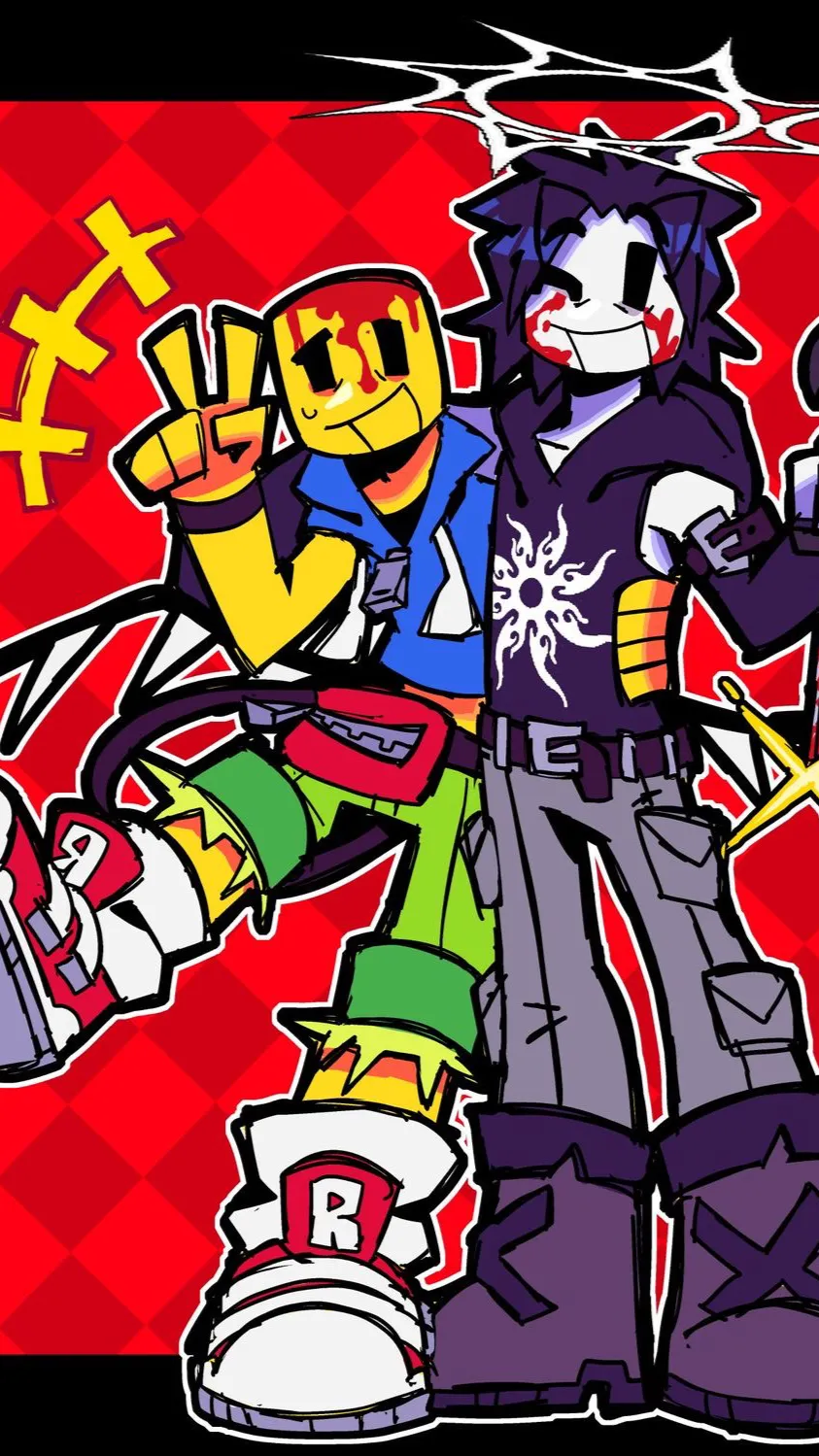 ai character: ✿noob✦ background