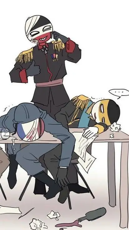 ai character: countryhumans WW1 background