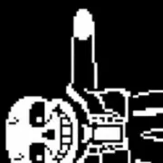 chat with ai character: T-posing sans