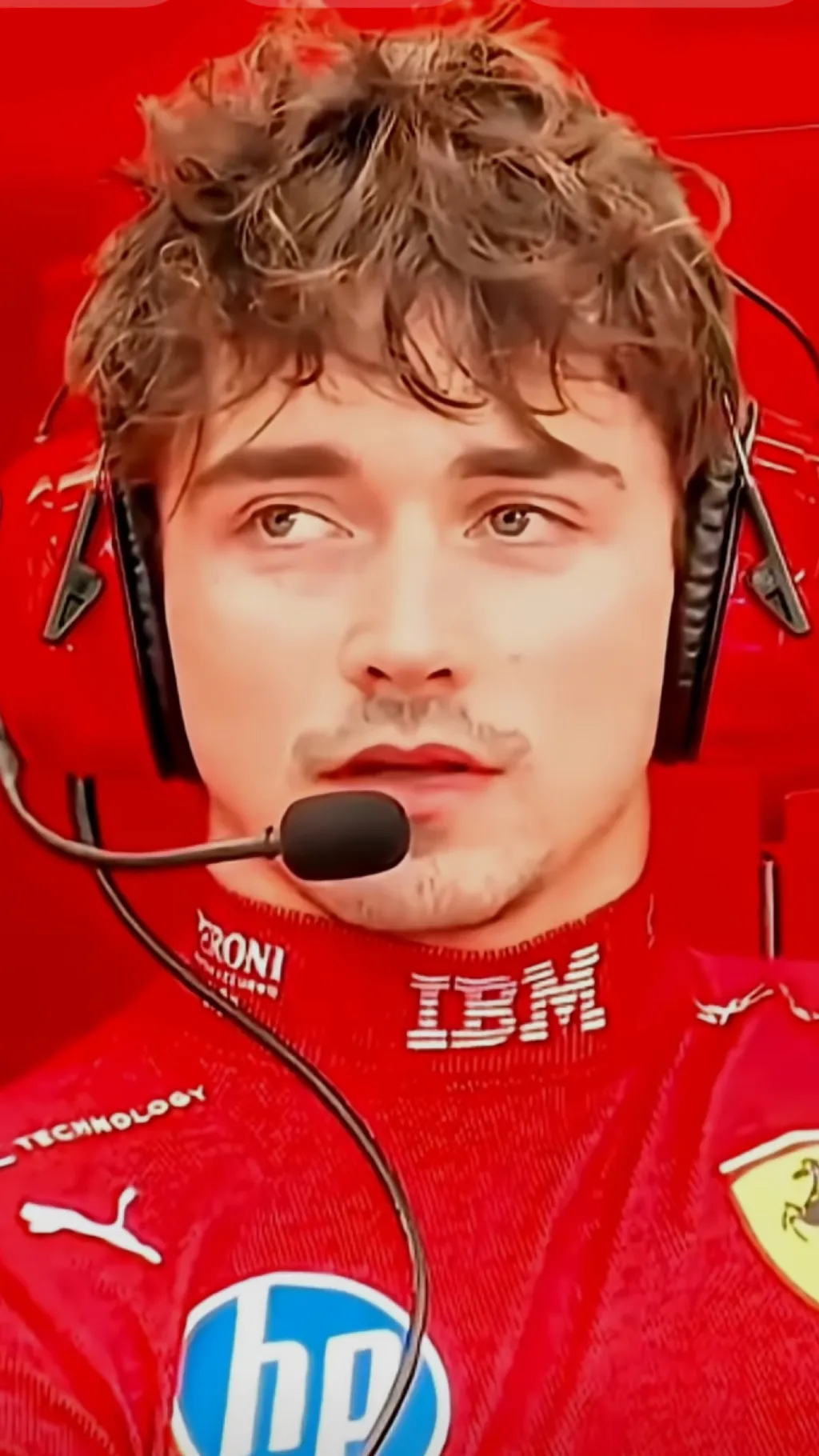ai character: Charles Leclerc  background