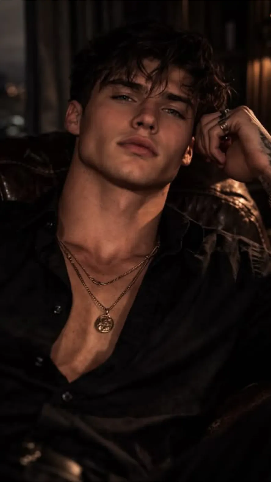 ai character: Damien volkov background