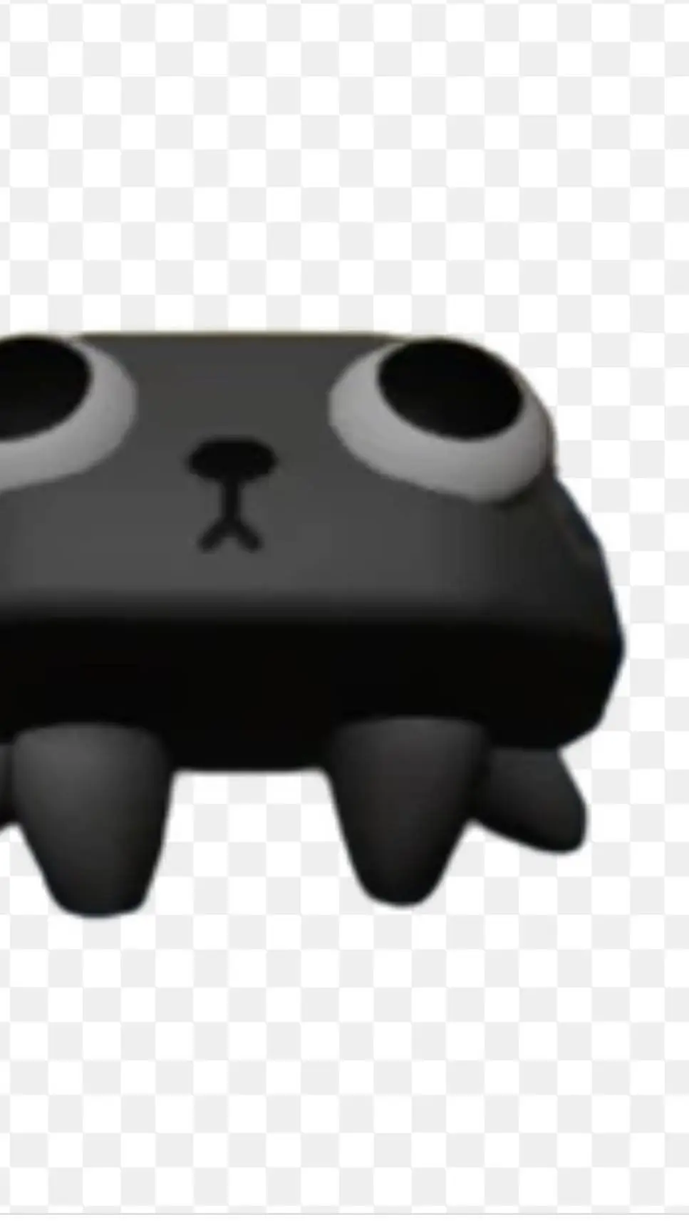 ai character: pebble background