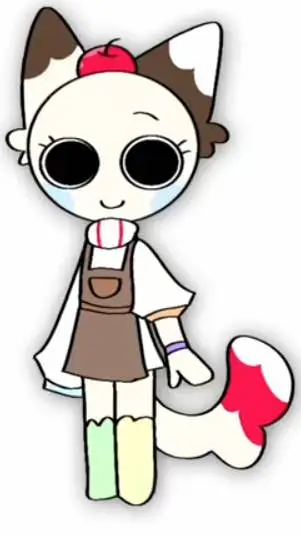 ai character: Dw ice cream cat background