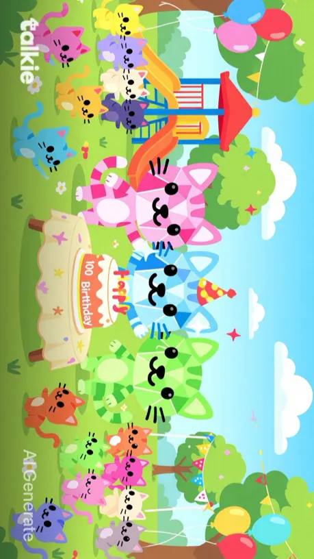 ai character: Diamond cat  background