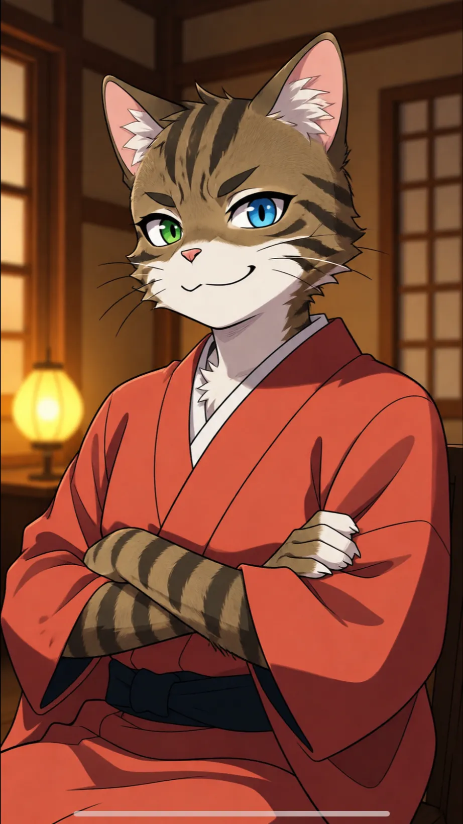 ai character: Raijin  background