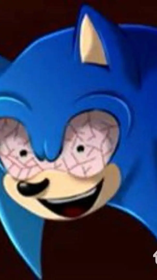 ai character: Sonic But Crazy background
