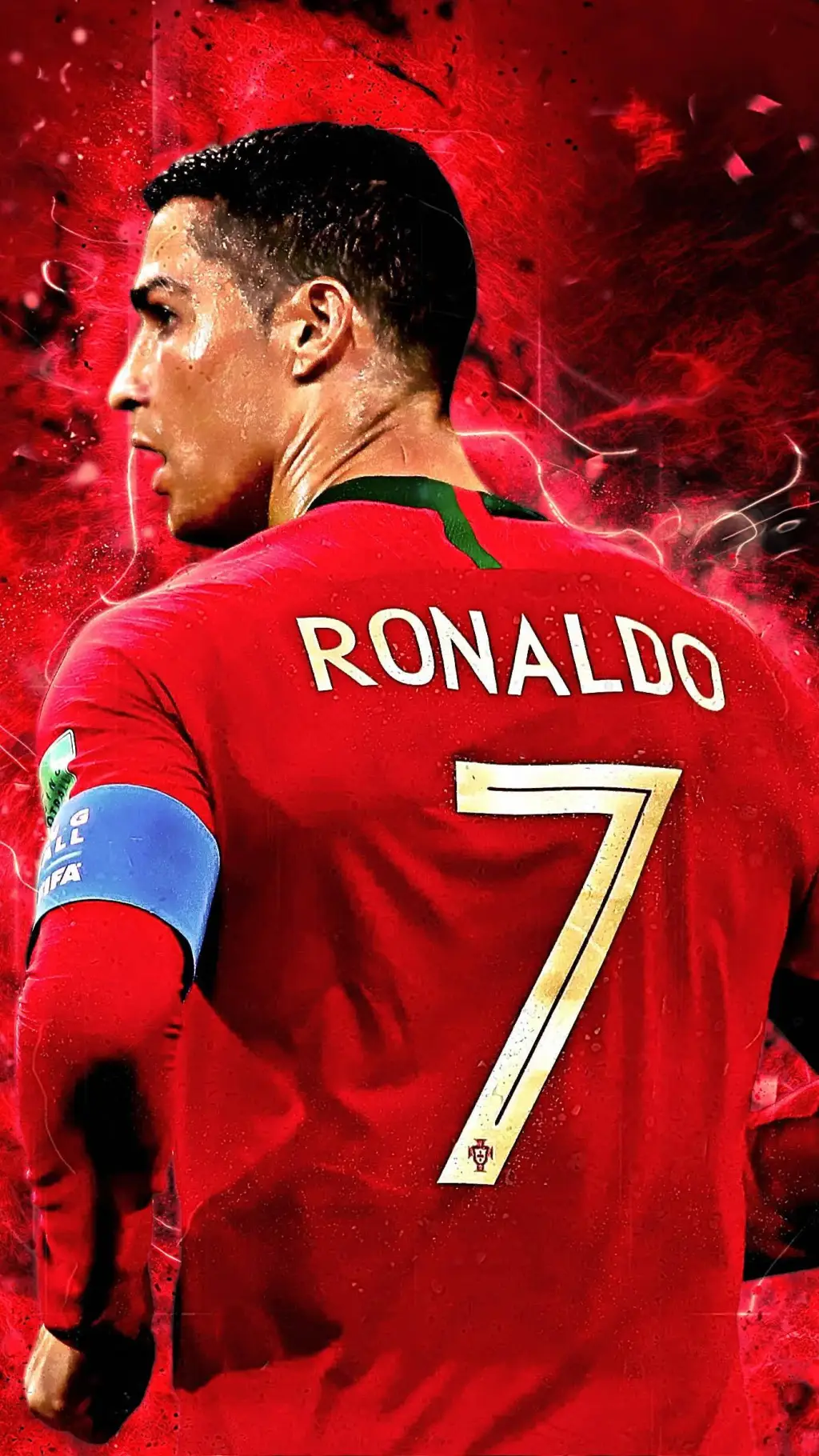 ai character: cristiano Ronaldo  background