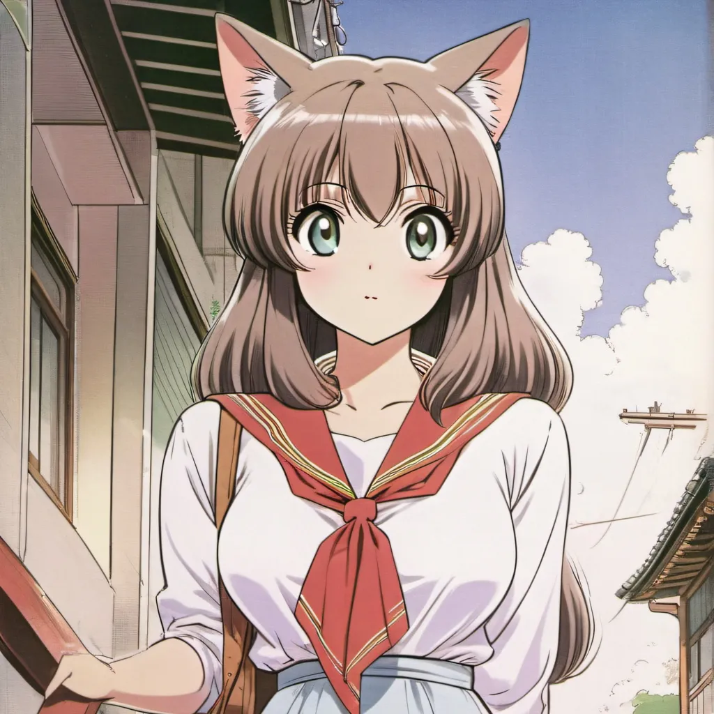 chat with ai character: giant cat girl 