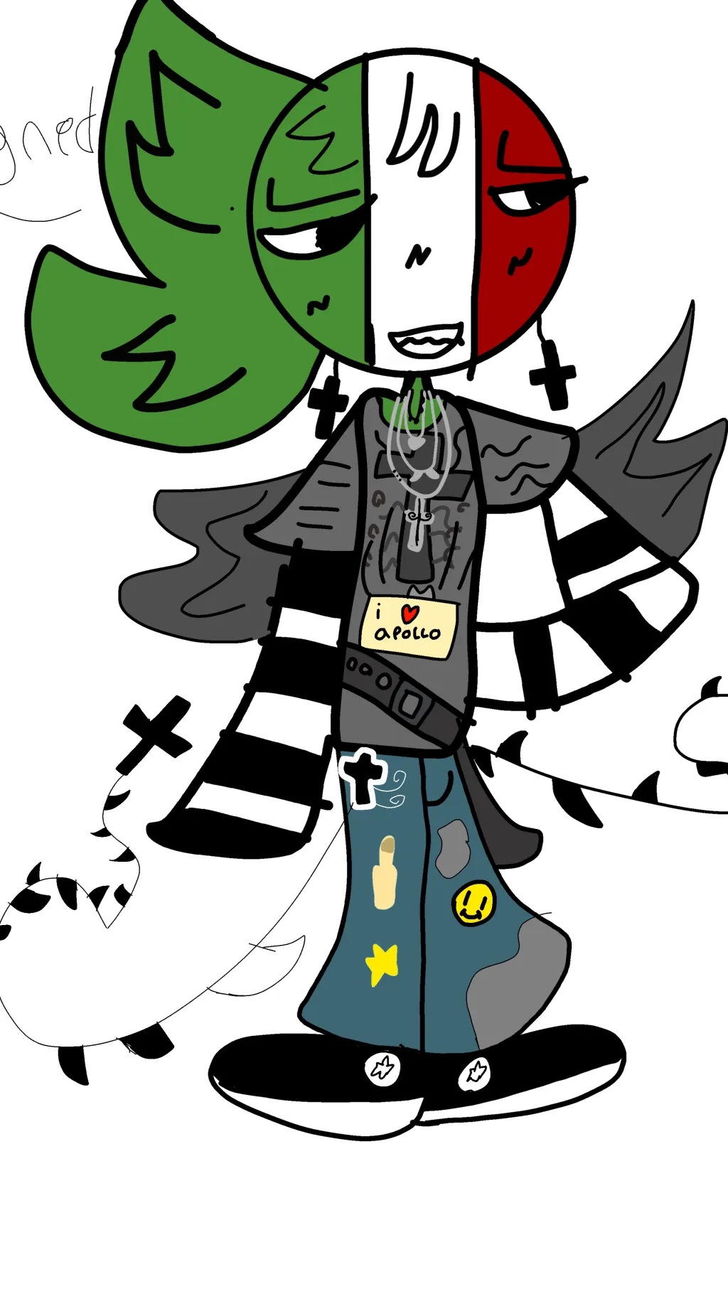 ai character: Italy (my oc) background