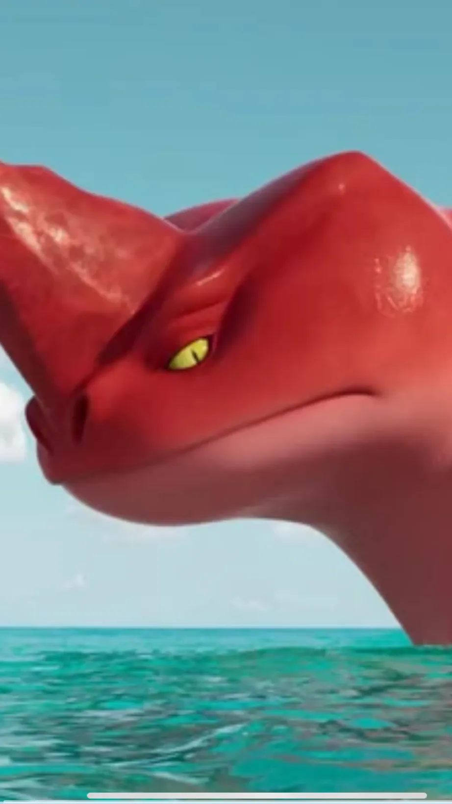ai character: Red background
