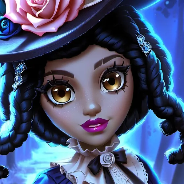 chat with ai character: Tamika Blue Top
