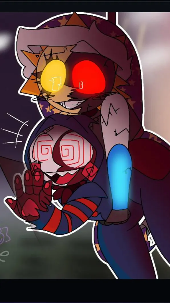 ai character: Bloodmoon x ruin background