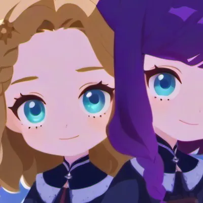 chat with ai character: Amethyst and galax