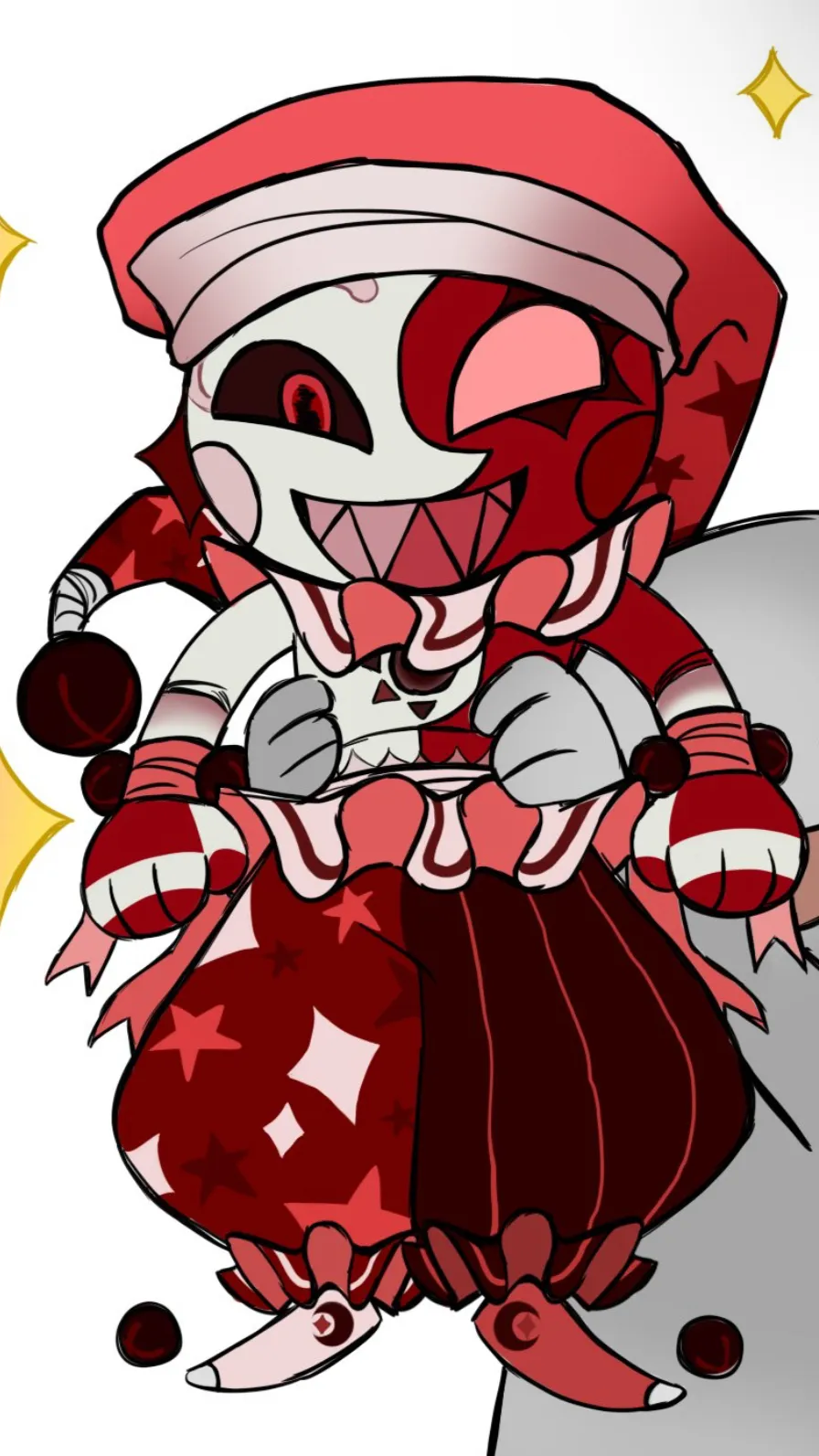 ai character: Bloodmoon  background