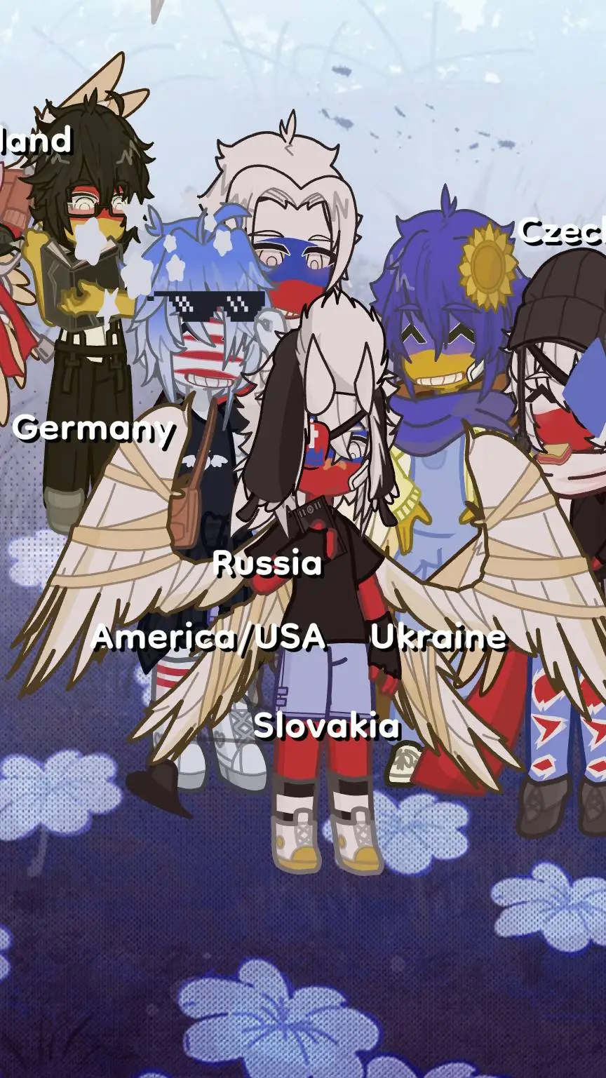ai character: country humans background