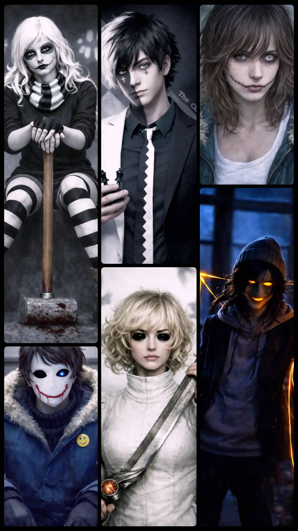 ai character: The six Misfits background