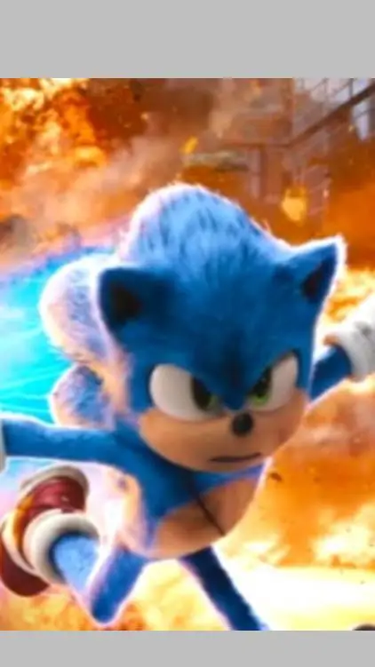 ai character: Movie Sonic! background