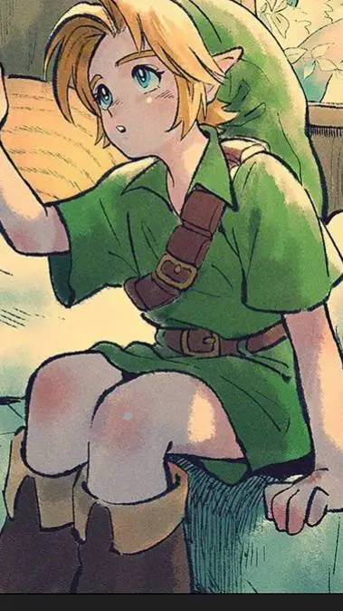 ai character: Young link..! background