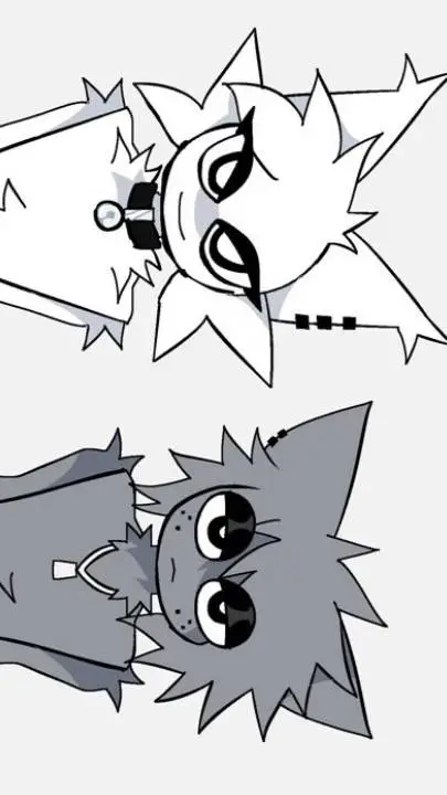 ai character: 🩶Gray !🩶 (Sprunki) background