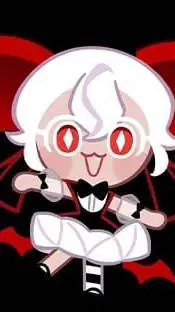 ai character: candy apple cookie background