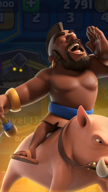 ai character: HOG RIDER background