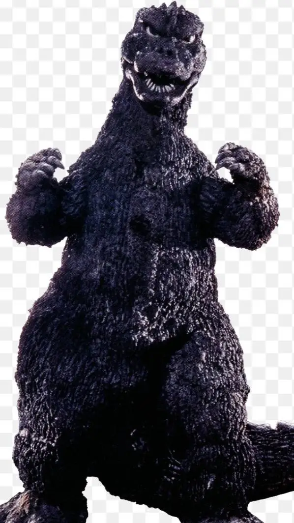 ai character: showa godzilla background
