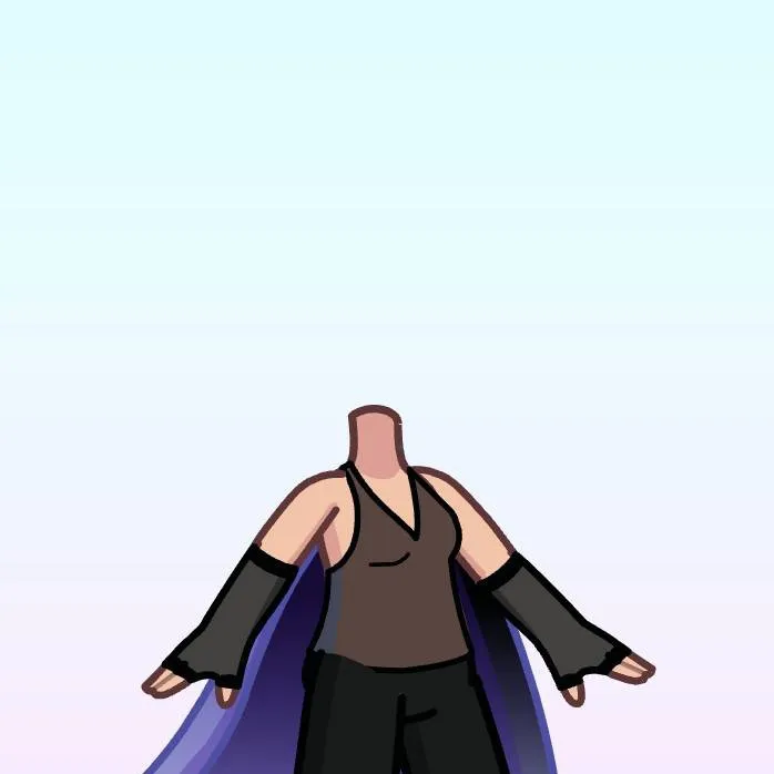 chat with ai character: headless woman